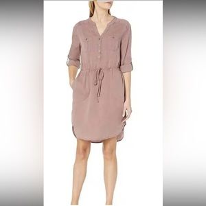 Prana Women's Long Sleeve Dress in Mauve
